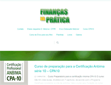 Tablet Screenshot of financasnapratica.com